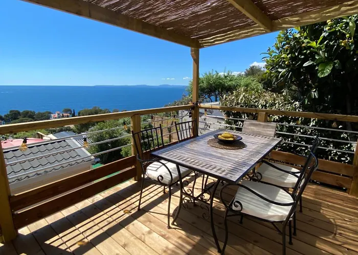 St Raphael- Mobile 3ch Clim -magnifique Vue Mer-ile D'or - Plages Et Piscine Dom wakacyjny Saint-Raphaël